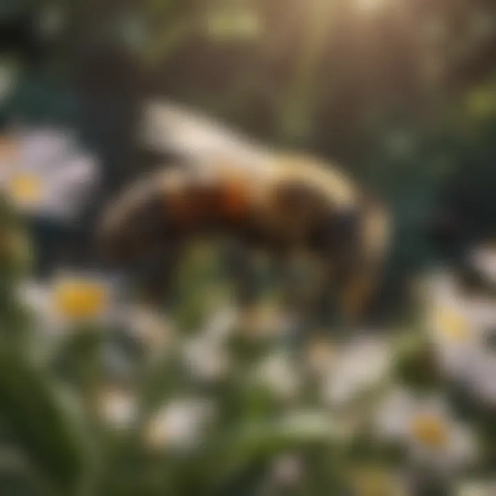 Pollinator-friendly flowering plants