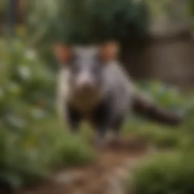 Effective Possum Prevention Strategies A well-maintained garden with possum-proof features, demonstrating prevention strategies.
