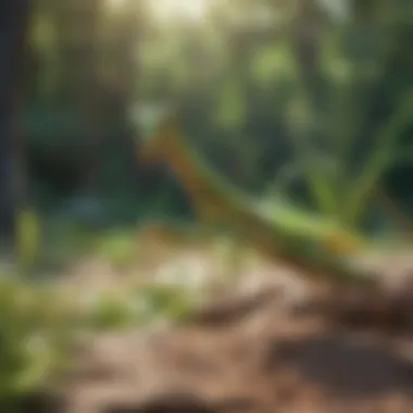 Harmony with Nature: The Praying Mantis' Ecosystem Role Praying Mantis in Natural Habitat