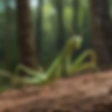 Ingenious Camouflage of the Praying Mantis Praying Mantis in Stealth Mode