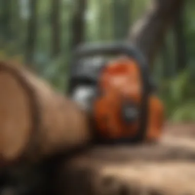 Precision Chainsaw in Action