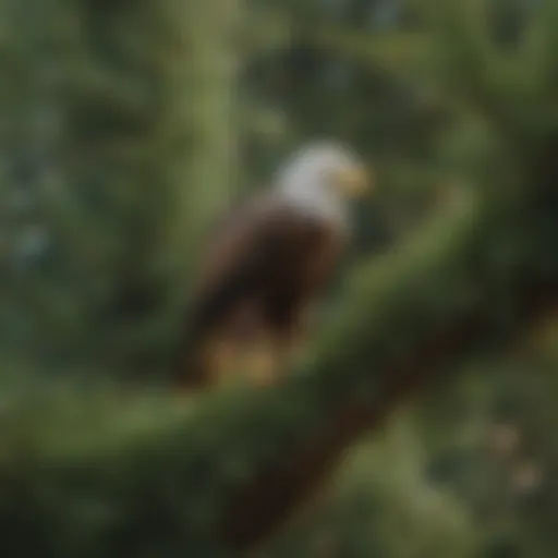 Lush green tree being expertly trimmed by American Eagle Tree Service