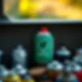 Proper disposal signage for spray cans
