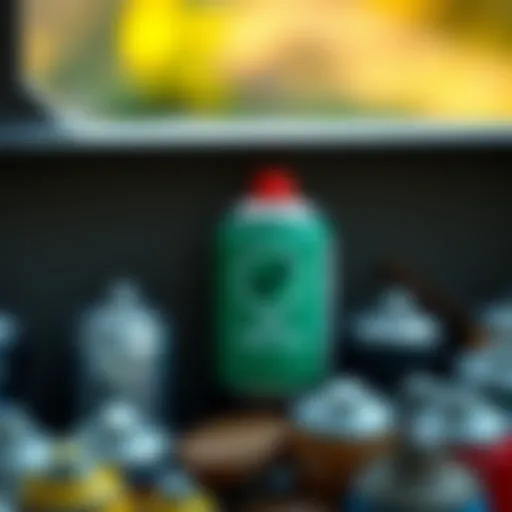 Proper disposal signage for spray cans