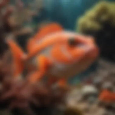 Masters of Disguise: The Secret Lives of Rare Fish A striking image of a rare fish species camouflaged within coral reefs