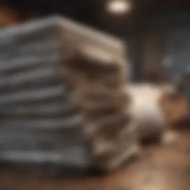 Paper Recycling for Sustainability Stack of recycled paper showing eco-friendly practices