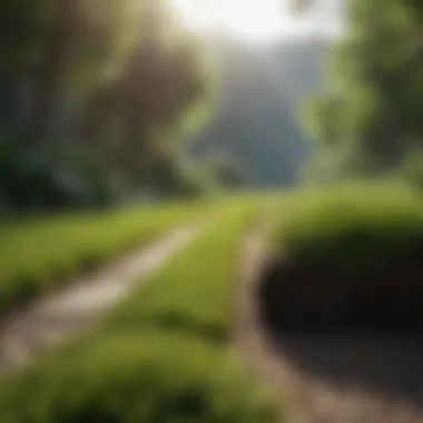 Recycled turf material being transformed into eco-friendly product