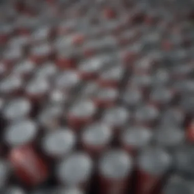 The Economics of Aluminum Can Recycling A conceptual image depicting the economics of recycling aluminum cans.