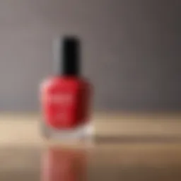 A vibrant array of eco-friendly nail polish bottles