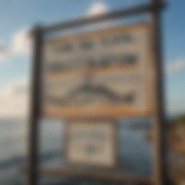 Rhode Island Saltwater Fishing Regulations Sign