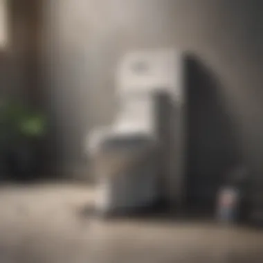 Visual representation of safe disposal methods for chemical toilets