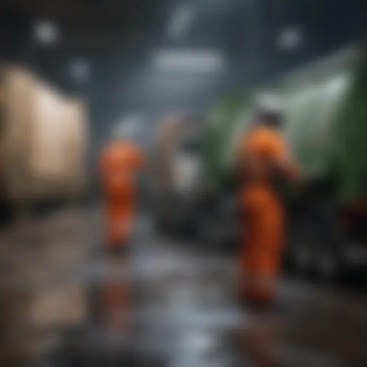 Safety protocols in hazardous waste transport
