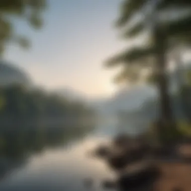Scenic Morning Overlooking West Lake