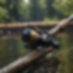 Variety of fishing rods displayed