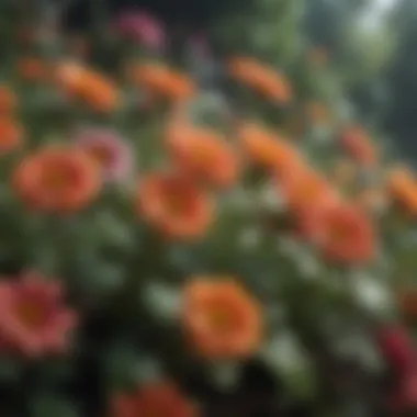 Flowers Flourishing in Specific Climate Conditions Close-up of vibrant flowers suitable for specific climates