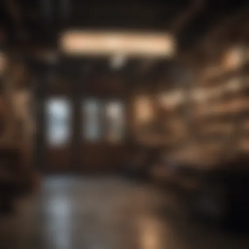 Chic vintage clothing store in NYC