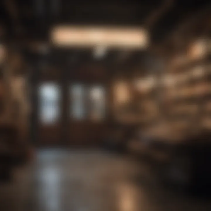 Chic vintage clothing store in NYC