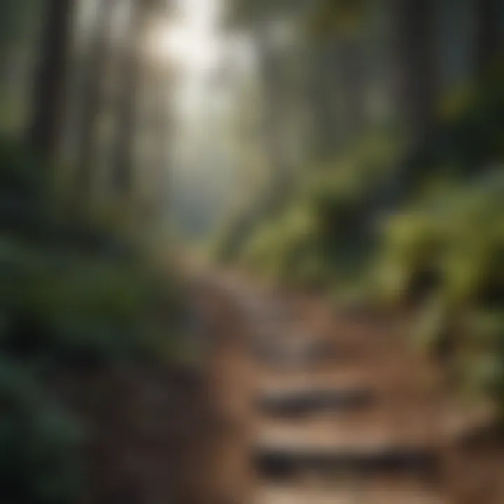 Serene Forest Path on House Mountain Trail