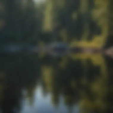 Serene Lake Reflections in Adirondack Wilderness