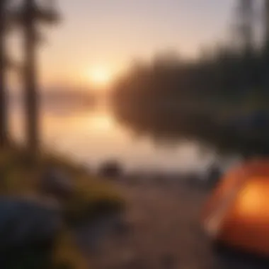 Serenity of Sunset at West Lake Campground