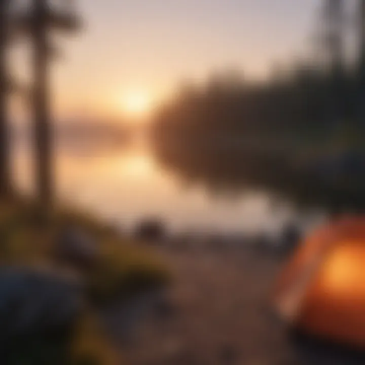 Serenity of Sunset at West Lake Campground