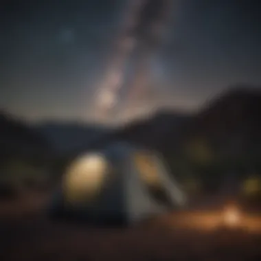 Starry Night Sky Blanketing Campers in Calico