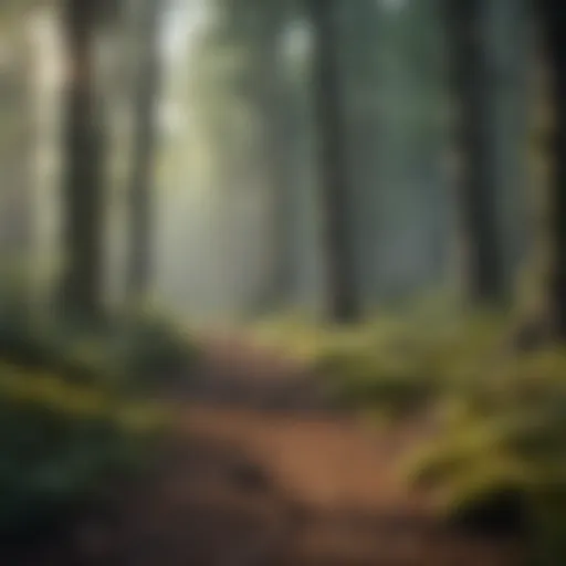 A vibrant forest illustrating nature's role in climate mitigation