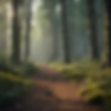 The Role of Forests in Climate Mitigation A vibrant forest illustrating nature's role in climate mitigation