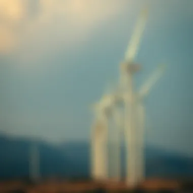 Harnessing Renewable Energy Wind turbines generating renewable energy