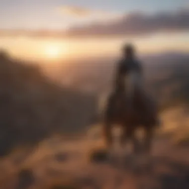 Sunset horseback adventure overlooking South Mountain