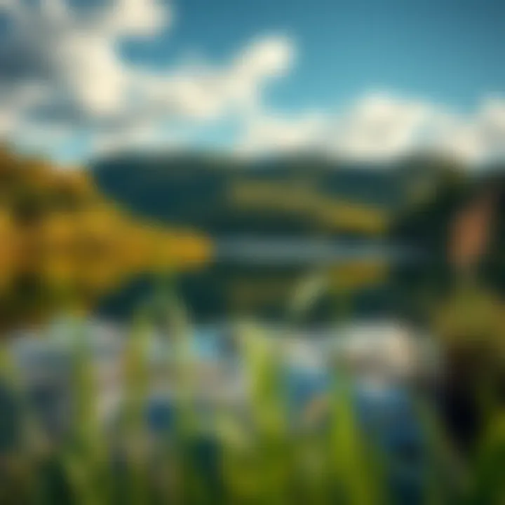 Lakes: The Ideal Trout Fishing Locations Beautiful lake environment with lush surroundings