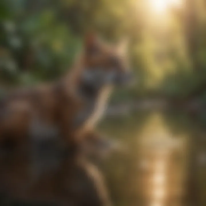 A visual representation showing the impact of mercury on wildlife