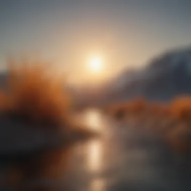 A visual representation of rising global temperatures over the decades.