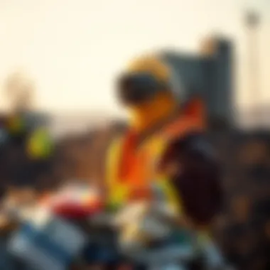 Technology Transforming Waste Processing Innovative waste processing technology at work.