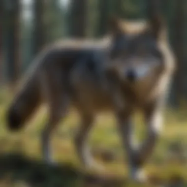 Climate Change Effects on Grey Wolves An infographic highlighting climate change effects on grey wolves and their ecosystems.