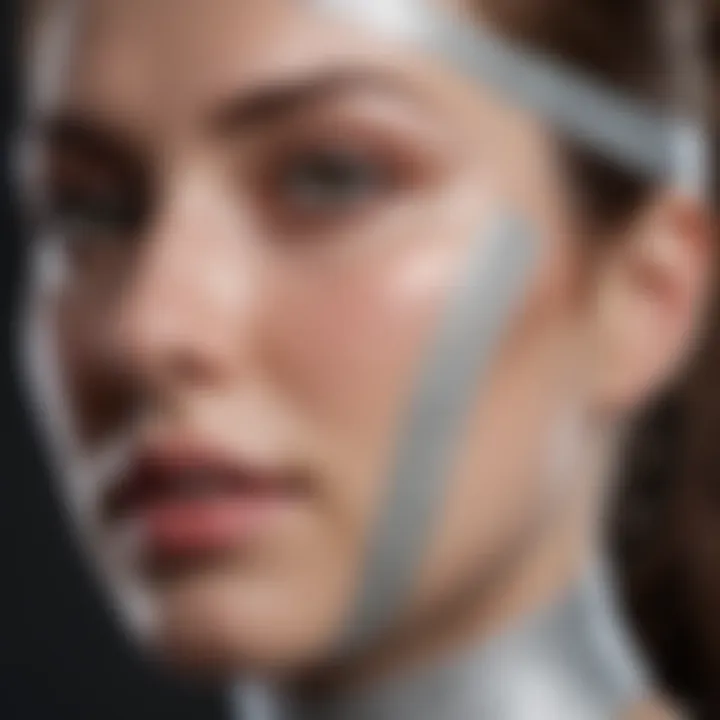Futuristic concept of wound care advancements including silver technology
