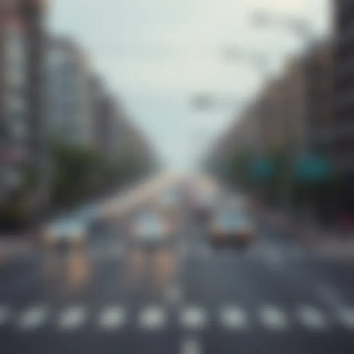 Illustration showing the effects of air pollution on public health.