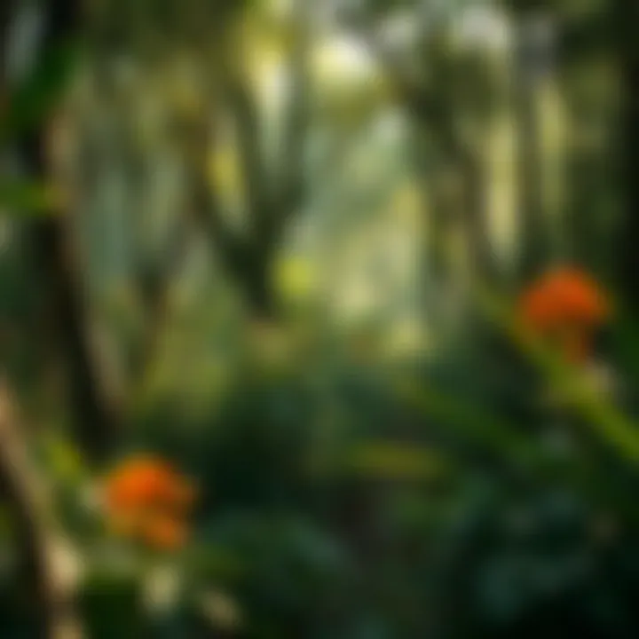 Flourishing Forest of Conservation A flourishing forest representing conservation efforts