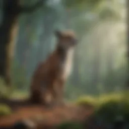 Air quality measurement equipment in a natural setting