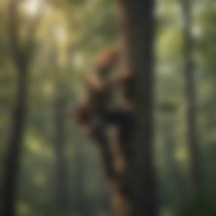 Arborists implementing sustainable practices in tree care