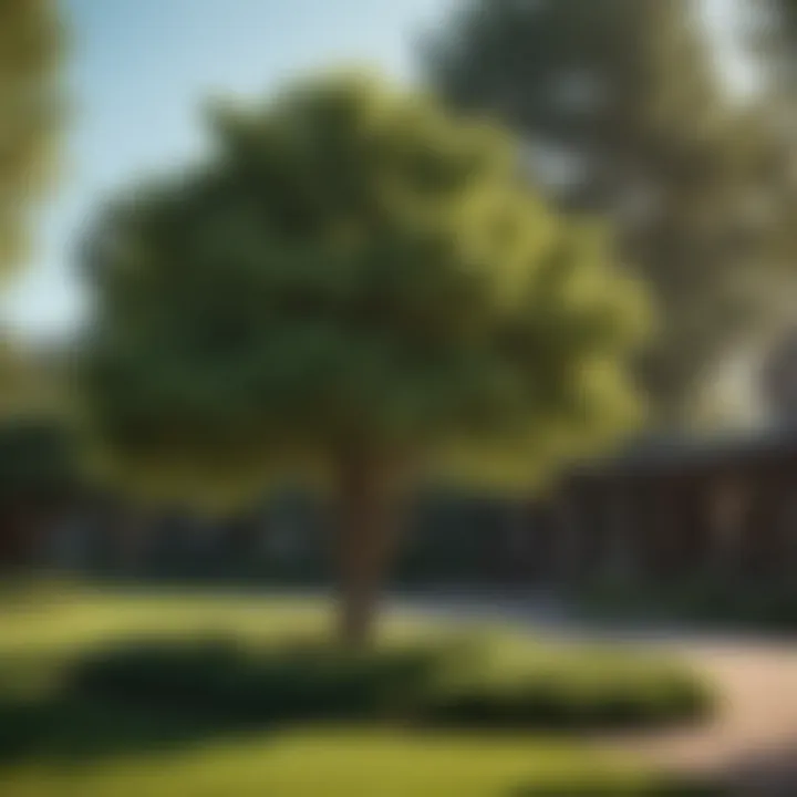 A variety of tree species showcasing the importance of selection in landscaping