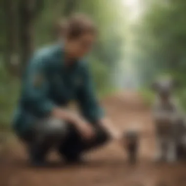 An infographic showcasing the training pathway of wildlife veterinarians.