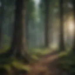 A lush forest demonstrating the impact of tree planting on carbon sequestration.