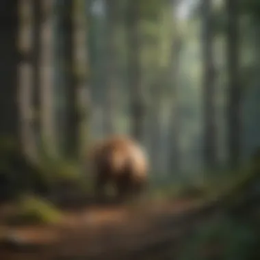 Biodiversity Supported by Trees A diverse ecosystem thriving in a forest