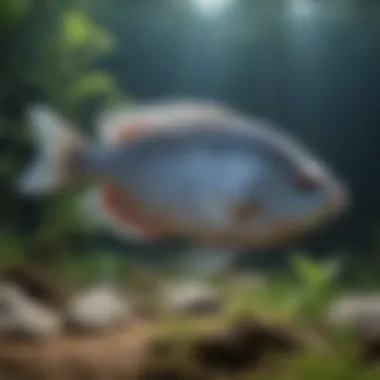 Healthy tilapia exhibiting growth in a carefully managed environment