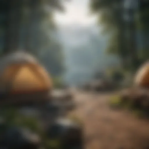 Tranquil Campsite at West Lake