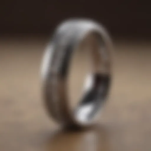 Exquisite Tungsten Carbide Ring with Diamond Accents