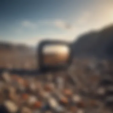 TV being disposed of in landfill