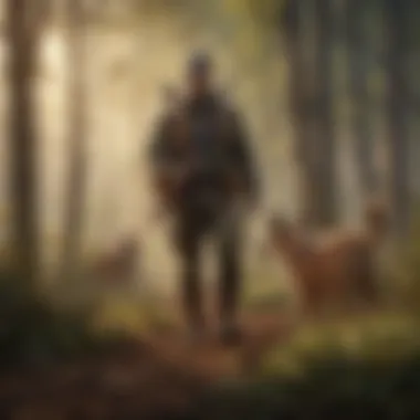Legal Implications of Unauthorized Hunting Illustration highlighting the legal implications of unauthorized hunting activities