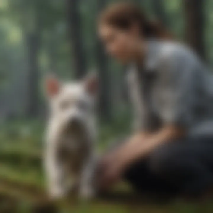 A group of professionals collaborating on animal care
